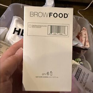 BROWFOOD Clear Brow Enhancing Drops - White Box BOX OF 6